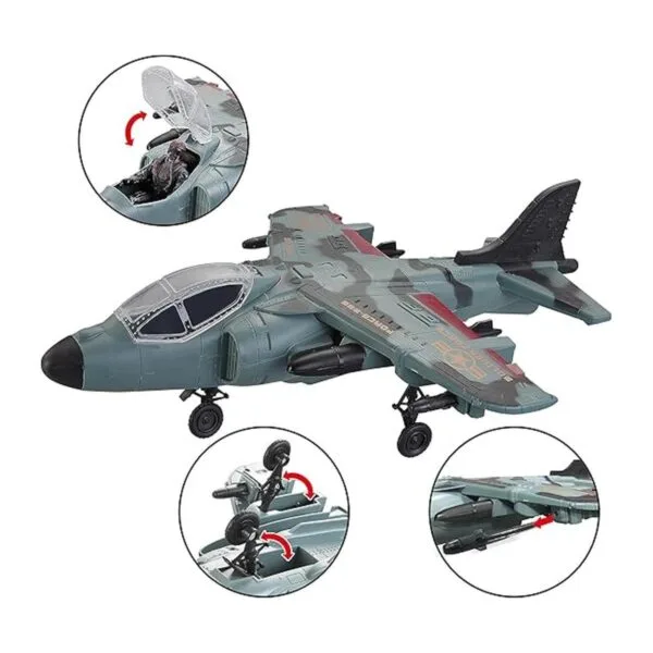 JOYIN Juego de juguetes militares juguete de avión_2