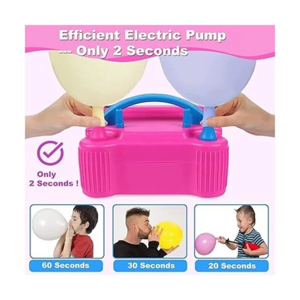 Kit de arco de globos con bomba de globos 170 piezas de_4