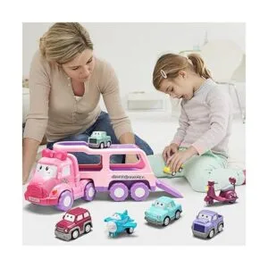 Juguete de vehículo de dibujos animados para niñas_7