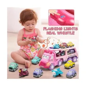 Juguete de vehículo de dibujos animados para niñas_3