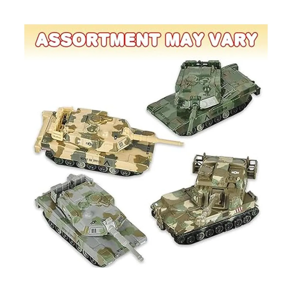 ArtCreativity Juego de 3 juguetes militares de tanque_4