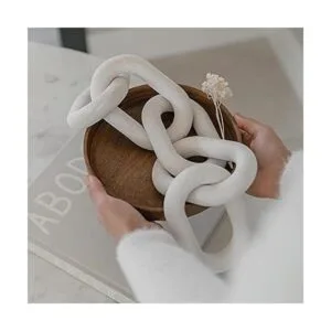 Peakoly Decoración de eslabones de cadena de madera_5