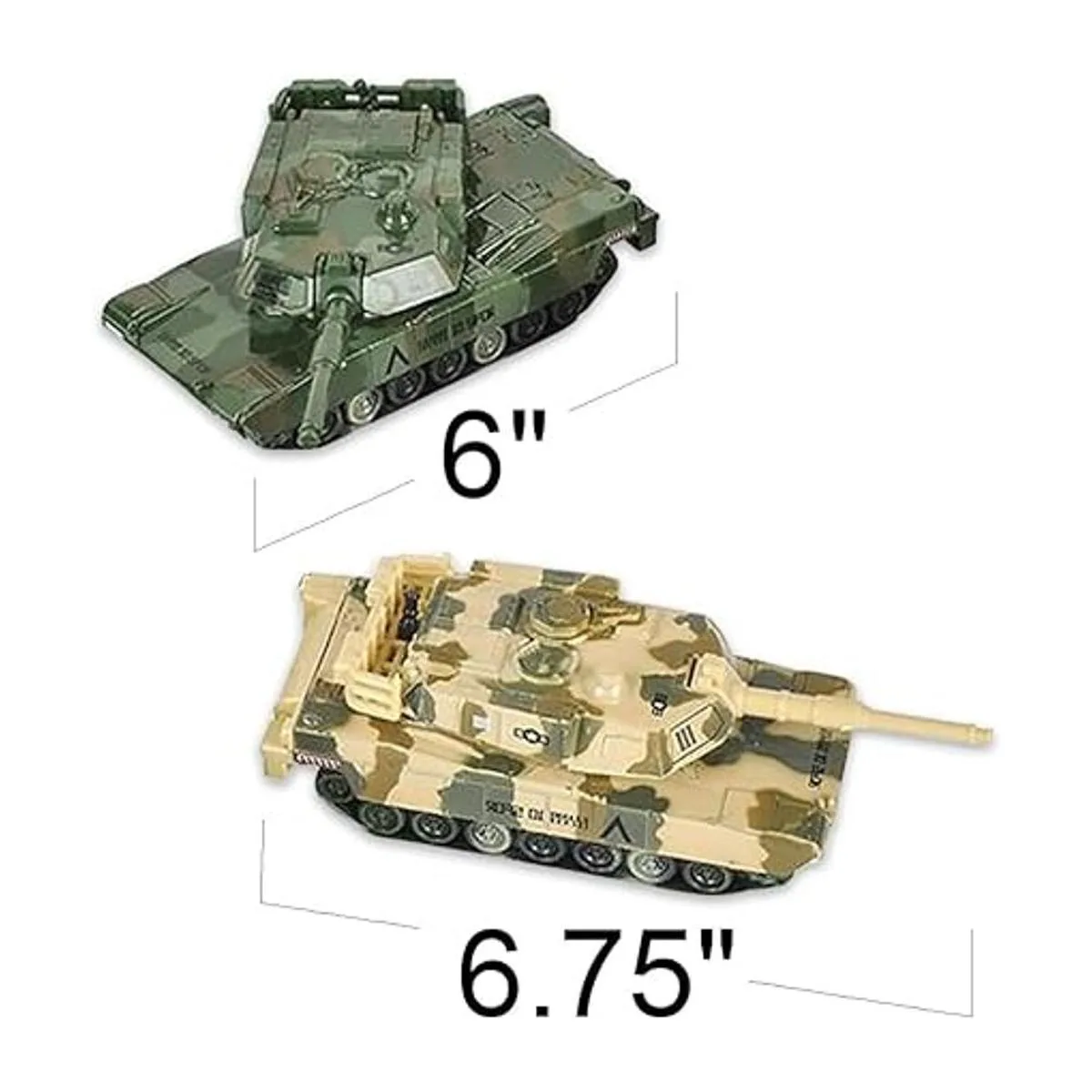 ArtCreativity Juego de 3 juguetes militares de tanque_3