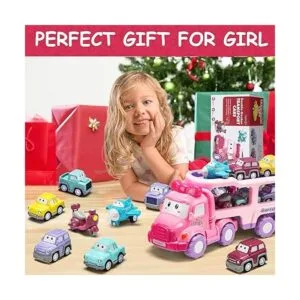 Juguete de vehículo de dibujos animados para niñas_5