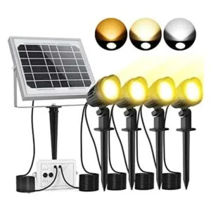 MEIKEE Luces solares para exteriores 4 en 1 4 W6 V_1