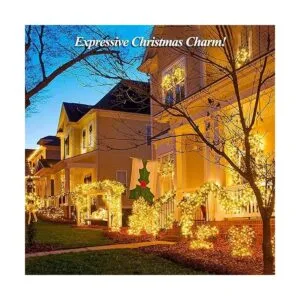 JMEXSUSS 600 luces solares LED de Navidad para exteriores_5