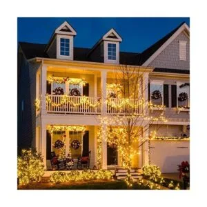 JMEXSUSS 600 luces solares LED de Navidad para exteriores_6