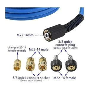 FIXFANS Manguera de lavado a presión Manguera de_3