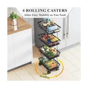 Wisdom Star Canasta de frutas y verduras de 4 niveles_3