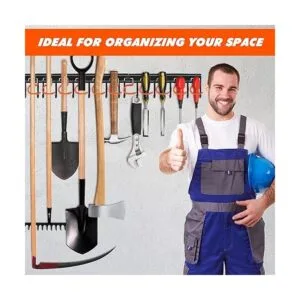 Organizador de herramientas de jardín de metal de 51_7