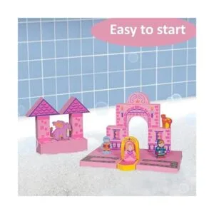 BathBlocks Juego de castillo flotante en caja de regalo_5