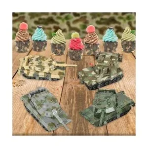 ArtCreativity Juego de 3 juguetes militares de tanque_6
