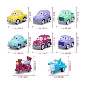 Juguete de vehículo de dibujos animados para niñas_6