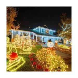 JMEXSUSS 600 luces solares LED de Navidad para exteriores_3