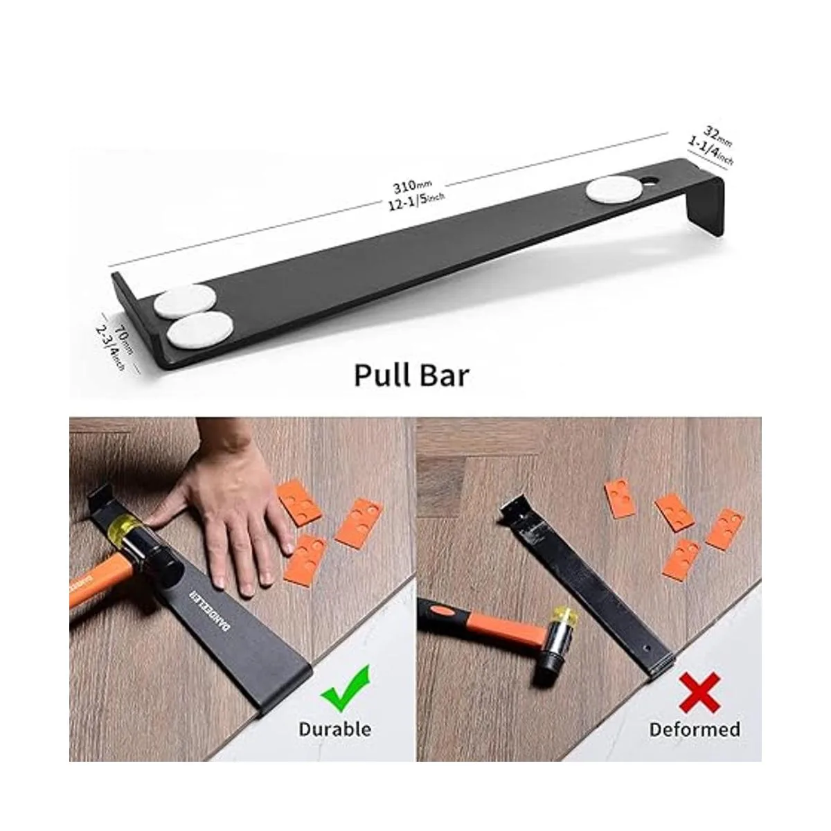 Dandeeler Kit de instalación de 45 piezas para suelos_3