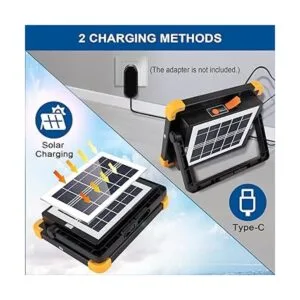 Luz de trabajo LED recargable con soporte luz de trabajo_2
