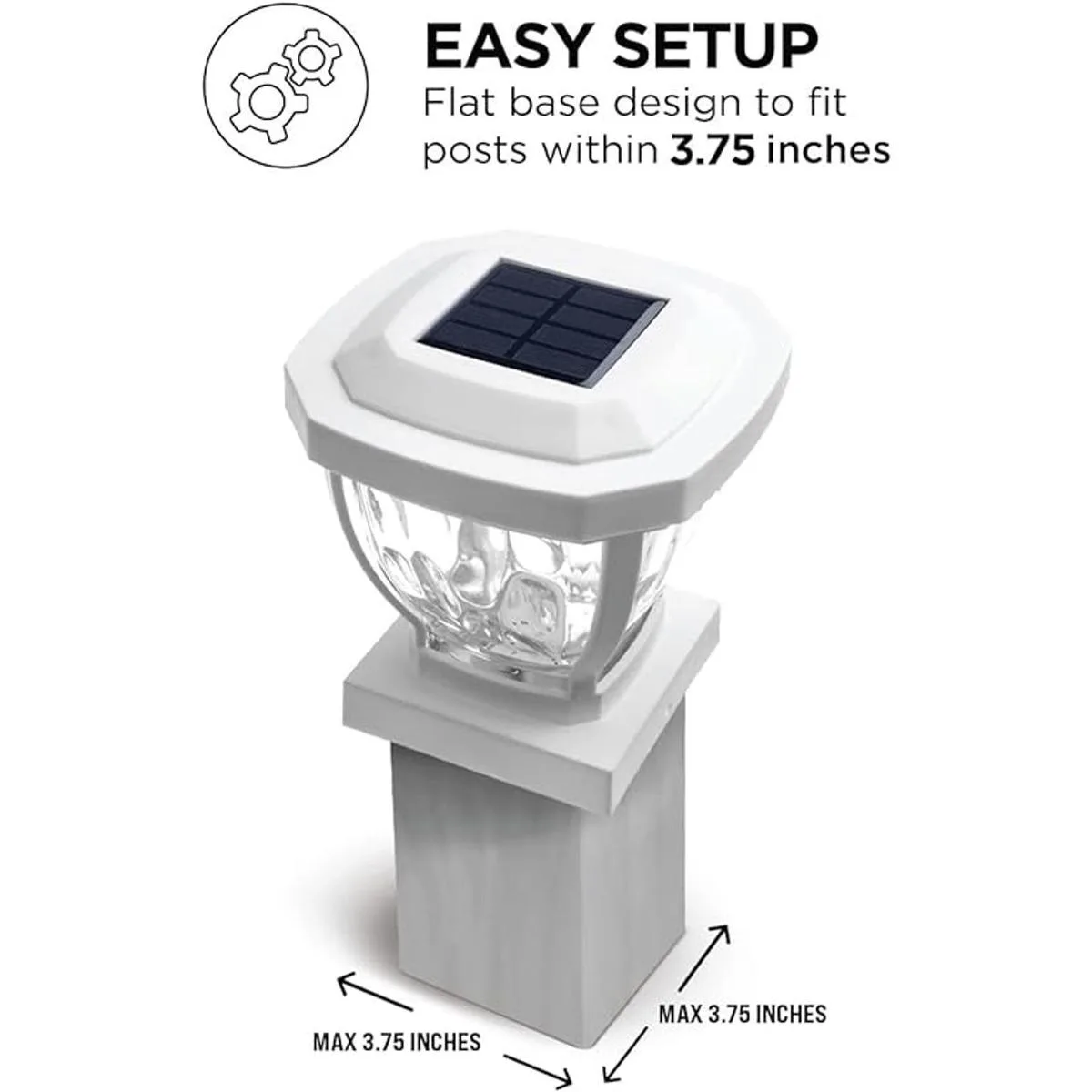 Home Zone Security ELI1403V Luces LED solares de 3.5_5