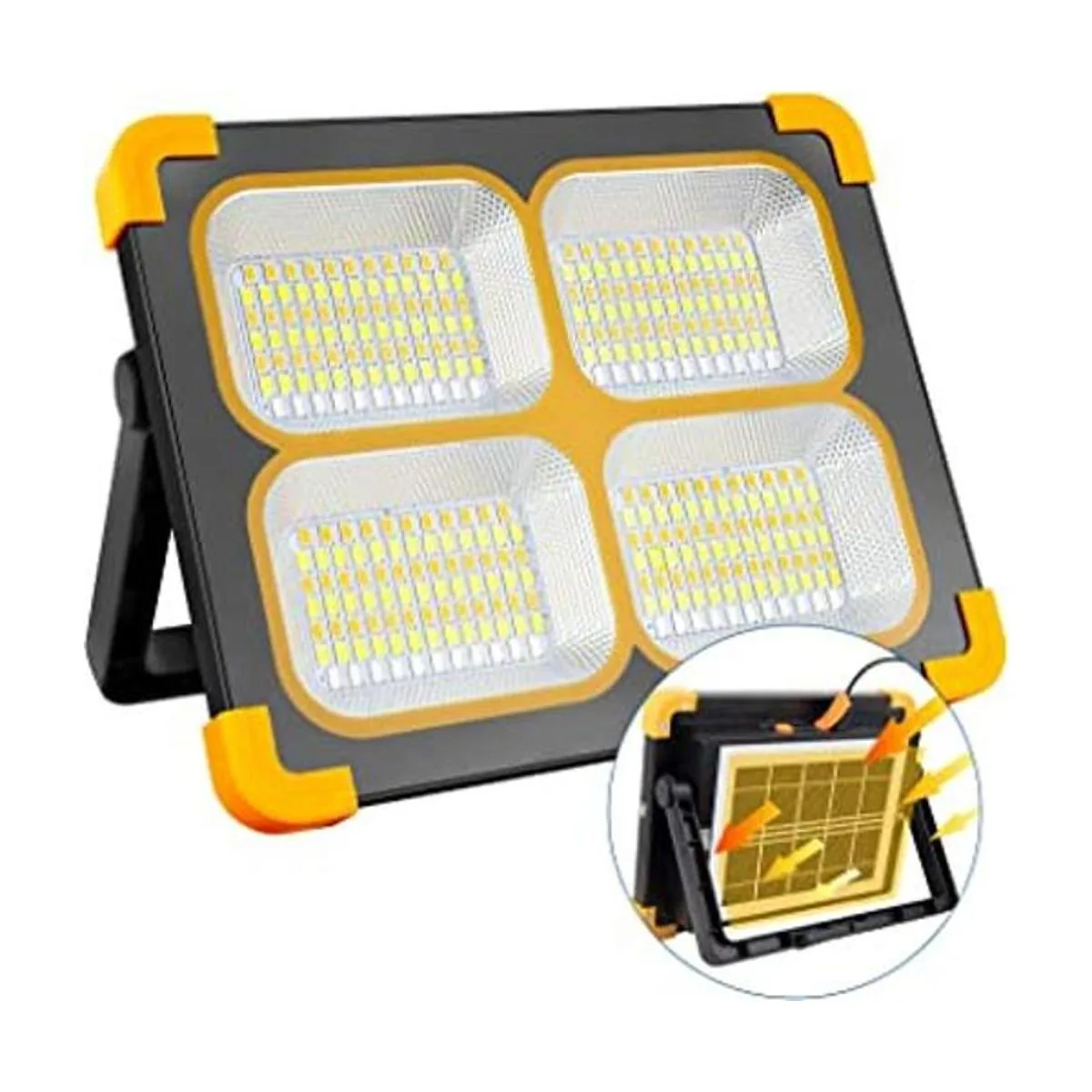 Luz de trabajo LED recargable con soporte luz de trabajo_1