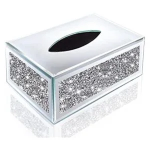 Wocred Funda rectangular para caja de pañuelos espejados_1