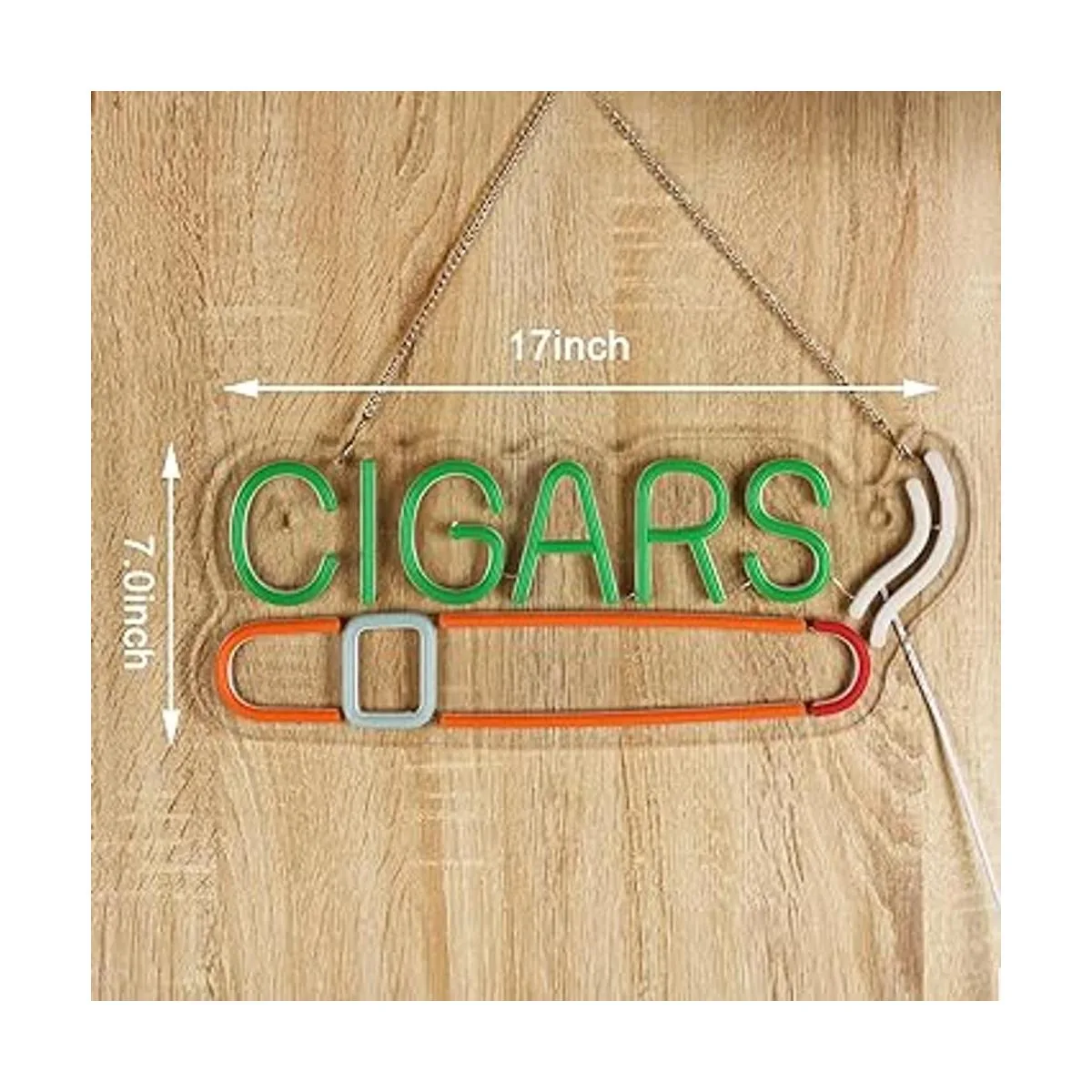 Roouneon Letrero de neón para barra de cerveza luz de_2