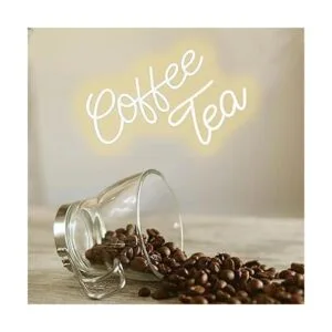 Letrero de neón de café y barra de té letrero LED_6
