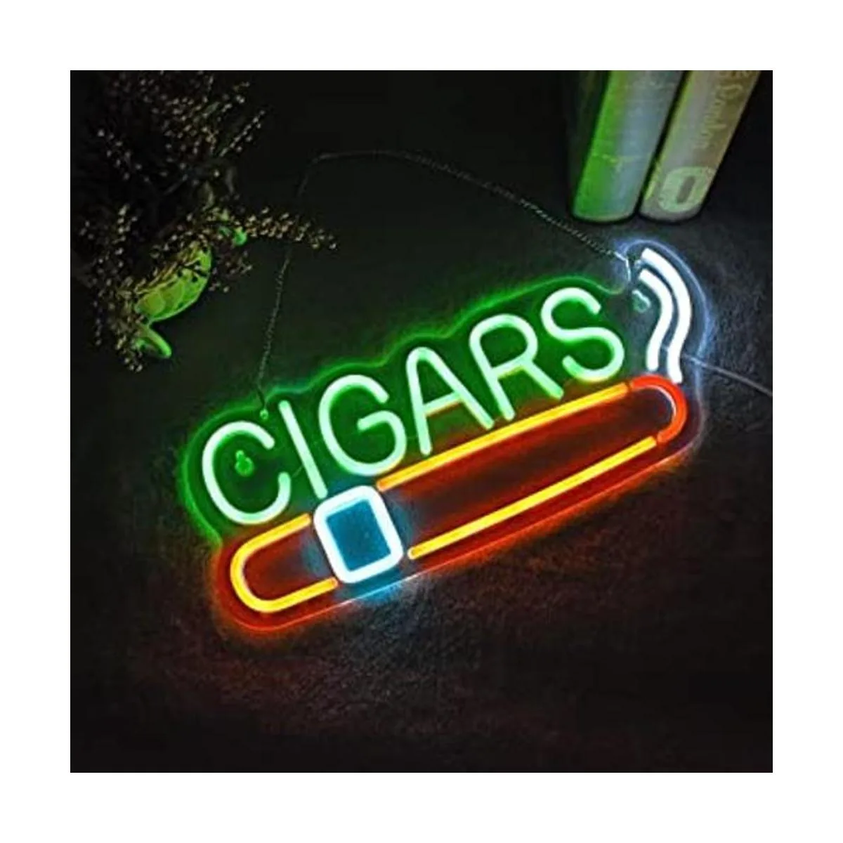 Roouneon Letrero de neón para barra de cerveza luz de_1