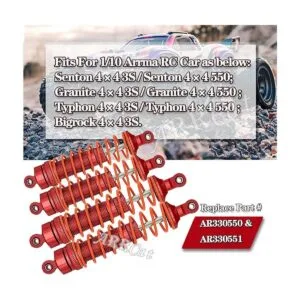 ARRCat 4 piezas de aluminio completo para amortiguadores_2