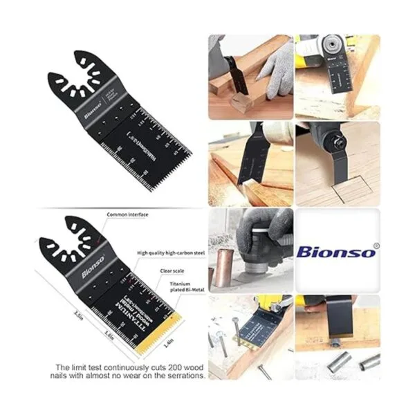 Bionso 28PCS Oscillating Saw Blades Professional_5