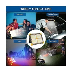 Luz de trabajo LED recargable con soporte luz de trabajo_6