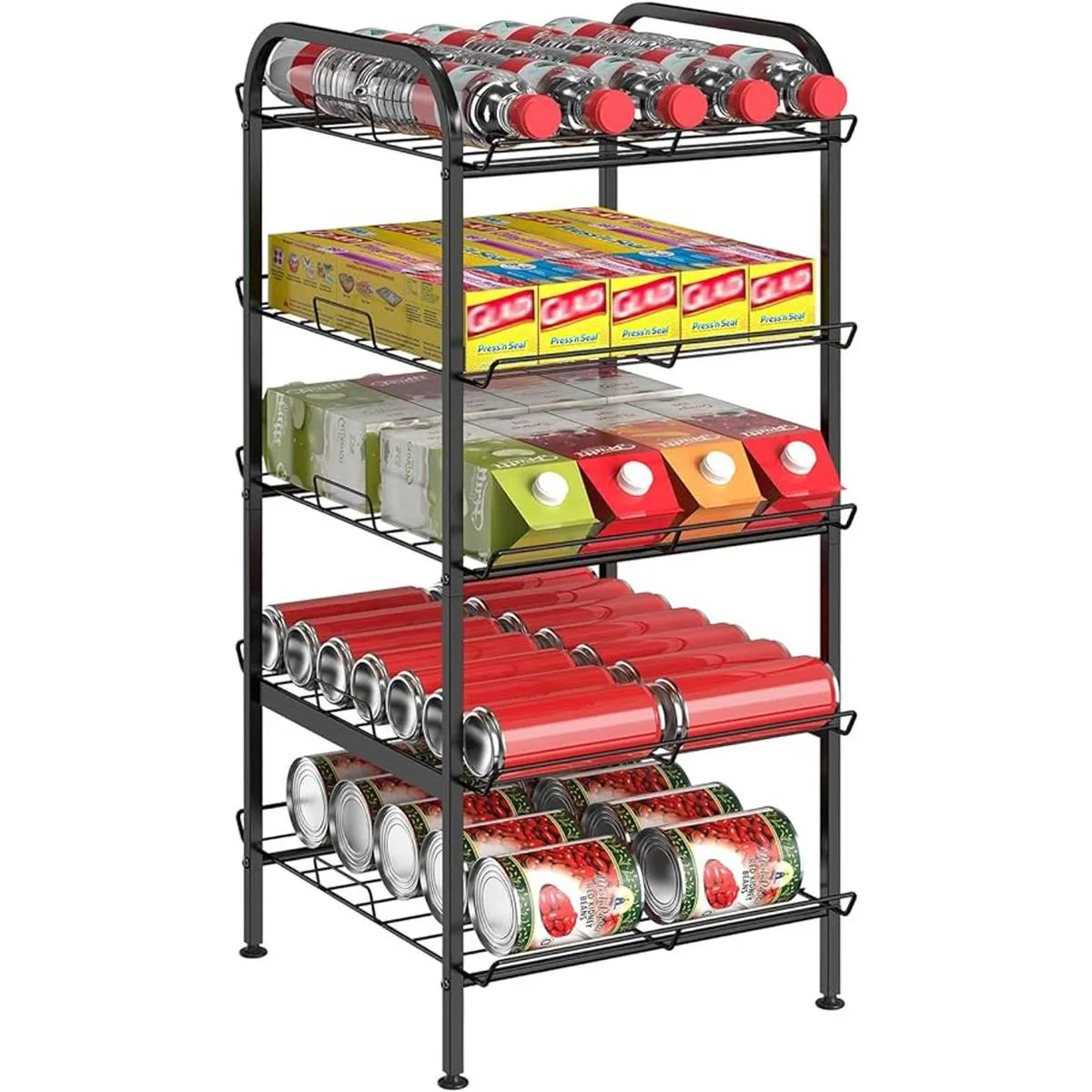 Organizador de botellas de agua de 5 niveles estante de_1