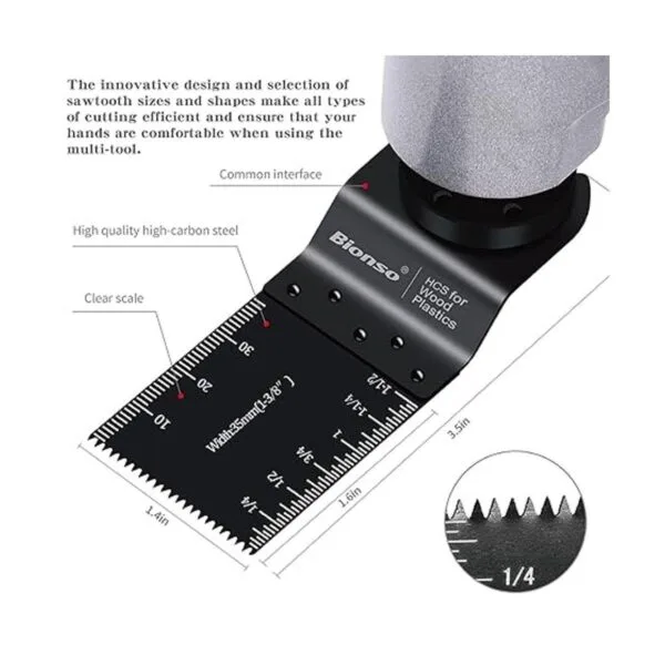 Bionso 28PCS Oscillating Saw Blades Professional_3