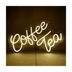Letrero de neón de café y barra de té letrero LED_1