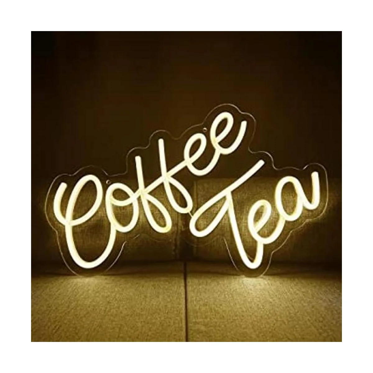 Letrero de neón de café y barra de té letrero LED_1