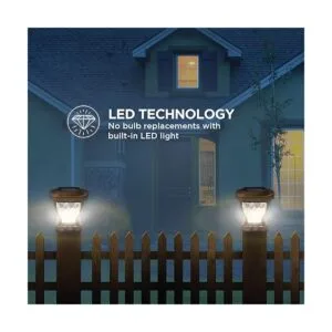 Home Zone Security ELI1403V Luces LED solares de 3.5_6