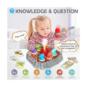 Yerloa Whack A Mole Game Juguetes de dinosaurio para_3