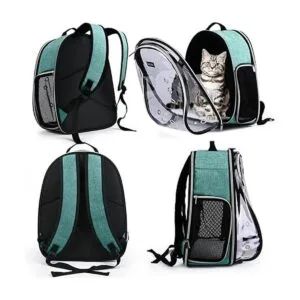 BAGLHER Mochila transportadora para gatos con burbujas_6