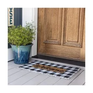 Ninamar Buffalo Plaid Tapete de bienvenida para puerta_6