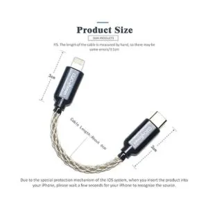 GUCraftsman OTG Cable iOS to Type CUSB C Headphone_3
