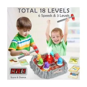 Yerloa Whack A Mole Game Juguetes de dinosaurio para_2