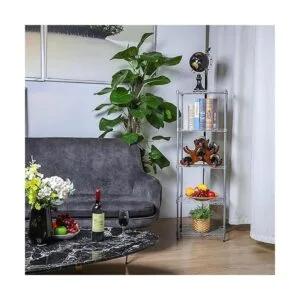 Estantería de metal de 5 alambres estantes ajustables_2