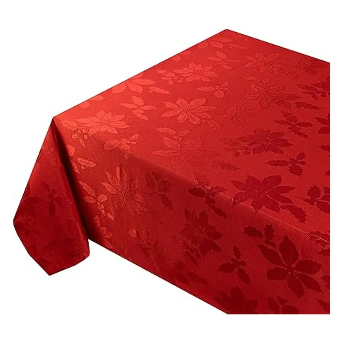 Mantel damasco Benson Mills Poinsettia Legacy_2