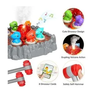 Yerloa Whack A Mole Game Juguetes de dinosaurio para_6