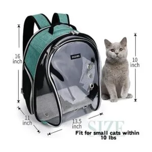 BAGLHER Mochila transportadora para gatos con burbujas_5