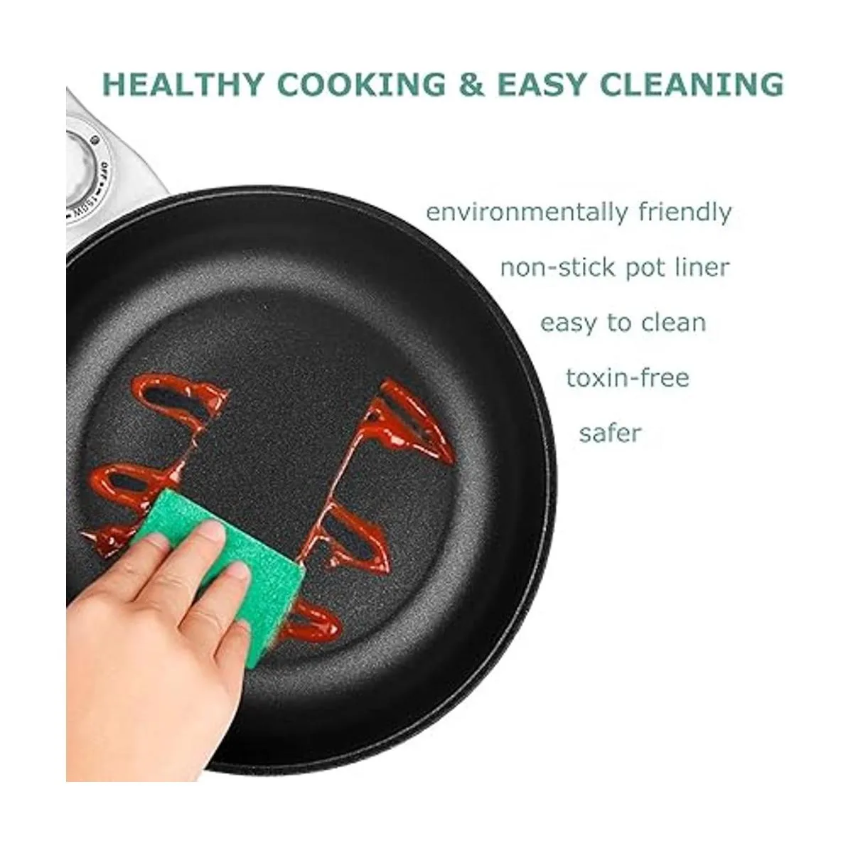 Dezin Olla caliente eléctrica mejorada sartén_3