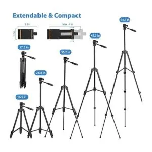 PHOPIK Trípode ligero para teléfono de 55 pulgadas_2