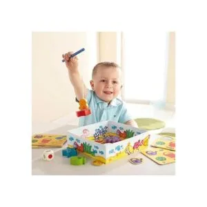 HABA My very First Games Here Fishy Fishy Juego de pesca_4