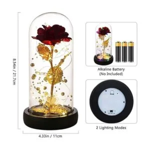 Rosa de la Bella y la Bestia regalos para ella regalo de_2