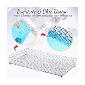 Bandeja de perfume de 3 piezas bandeja de tocador de_4