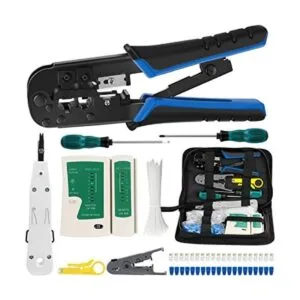Kit de herramientas de crimpado RJ45 para Cat5 Cat5e Cat6_1