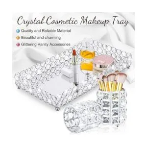 Bandeja de perfume de 3 piezas bandeja de tocador de_5